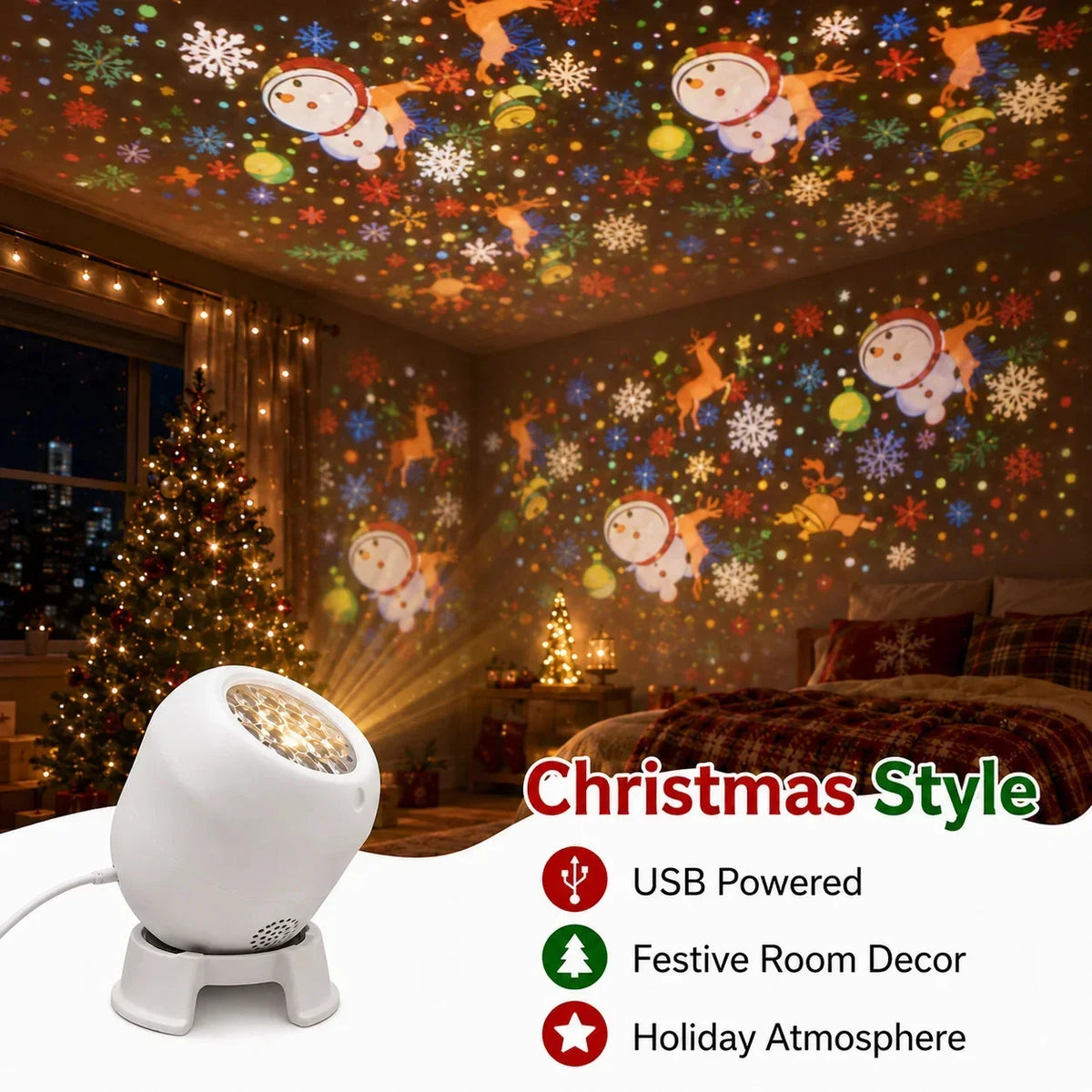 MagicGlow Christmas Sky Projector