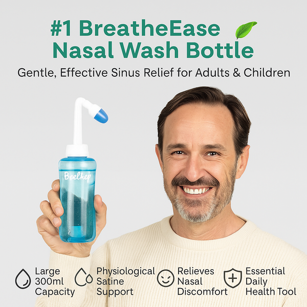 BreatheEase Nasal Wash Bottle