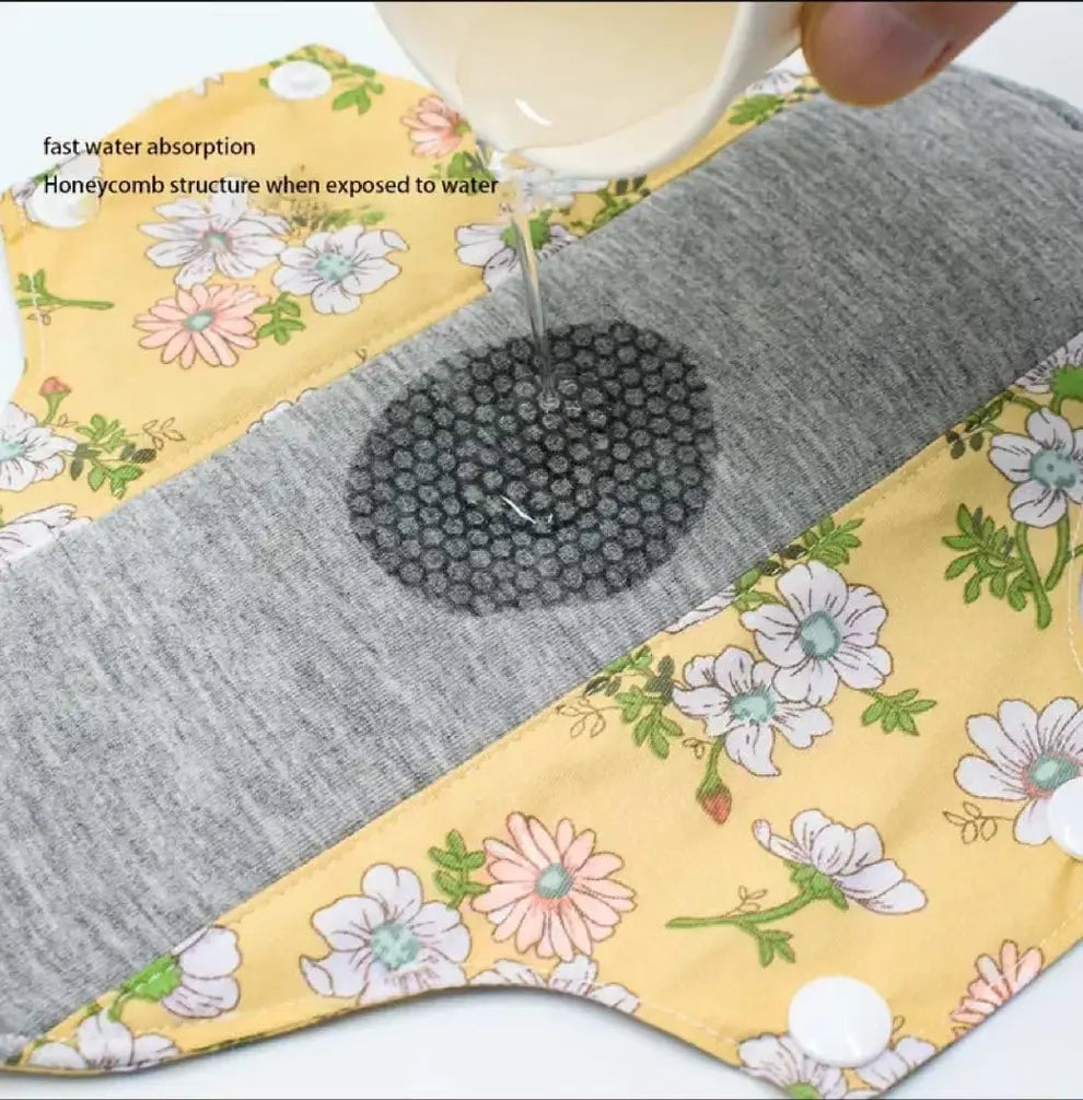 Reusable Cloth Period Pads Washable Napkin for Heavy Flow