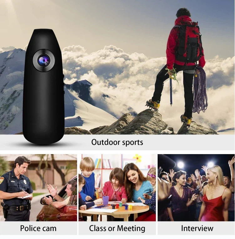 TheStorche™ Detect Clip Body Camera