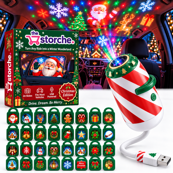 2026 Christmas Car 5D Projector Light，Christmas Car Projection Lights for Christmas Atmosphere Festival Decoration