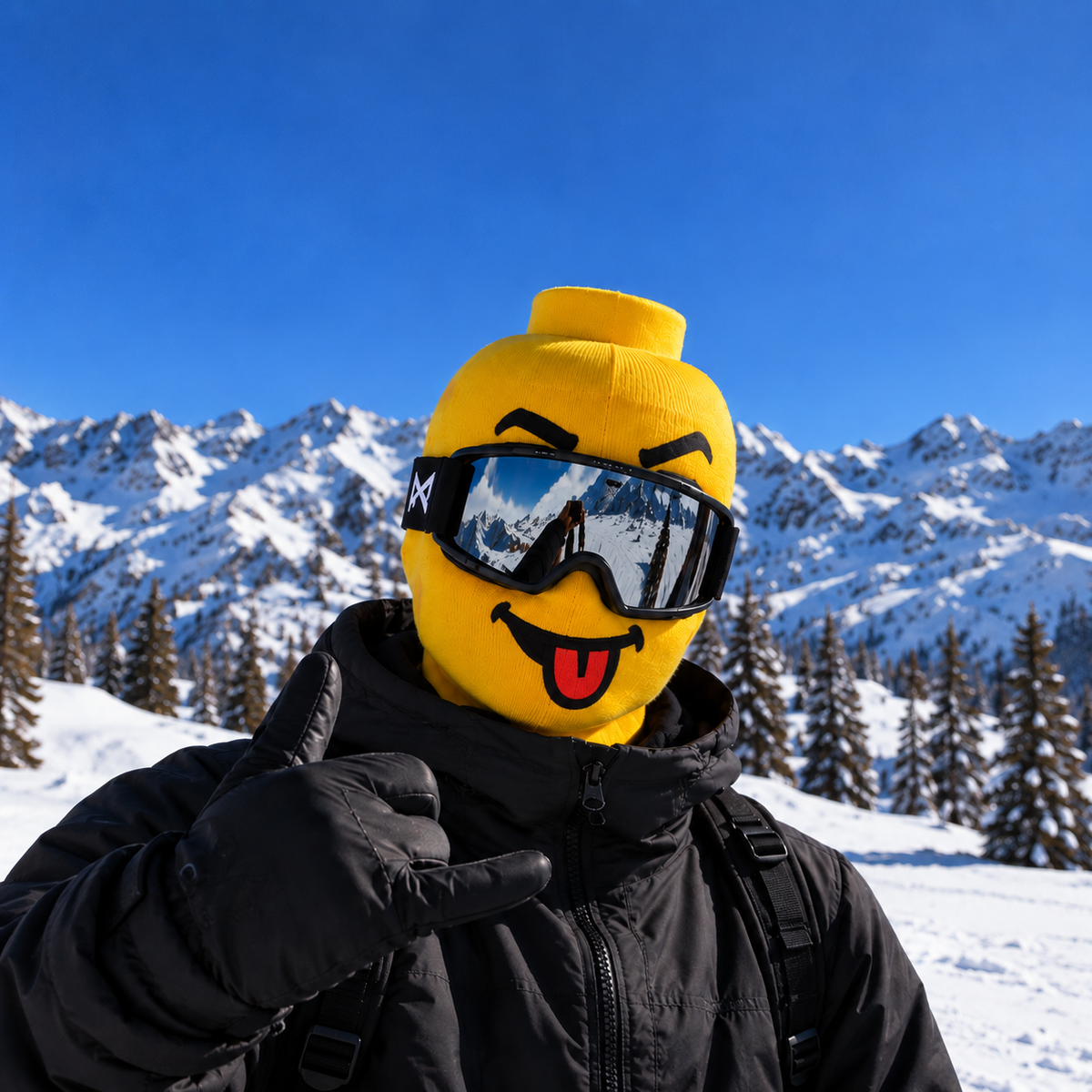 Winter Pro Thermal Ski Mask + Goggles