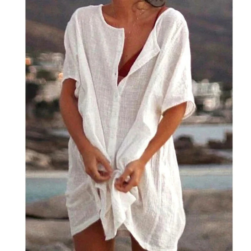 Retro Summer Cotton Dress