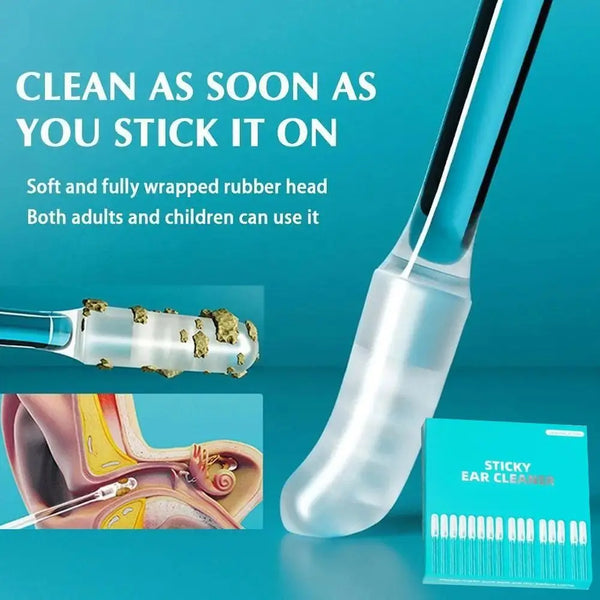Silicone Sticky Ear Cleaner Swabs