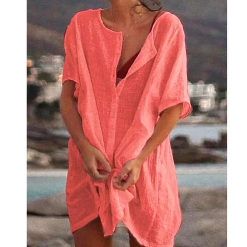Retro Summer Cotton Dress