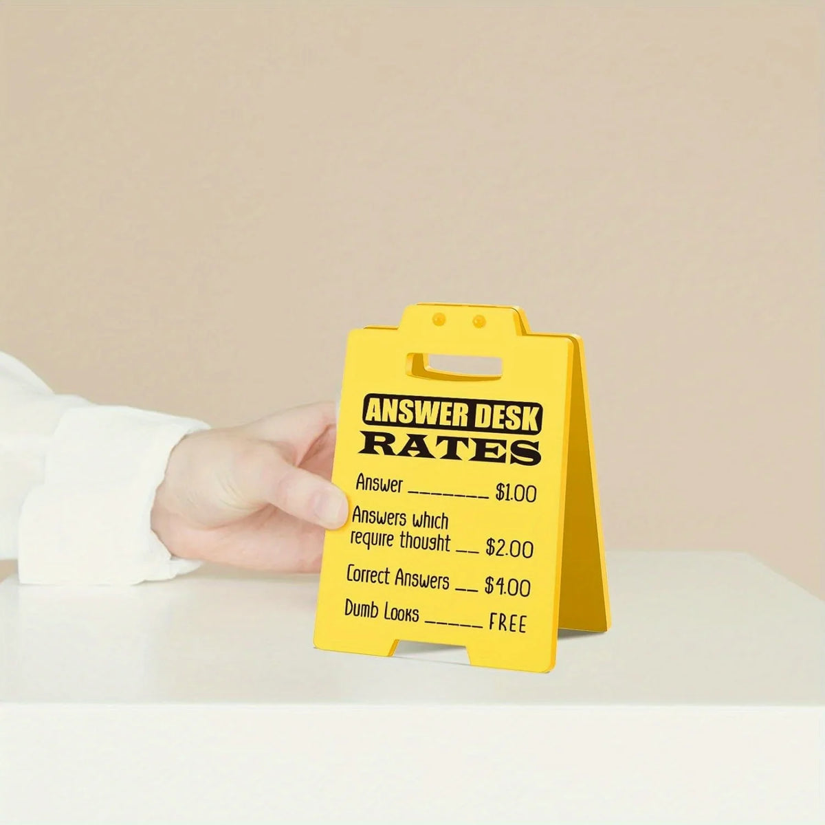 Funny Answer Desk Rates Office Cubicle Decor
