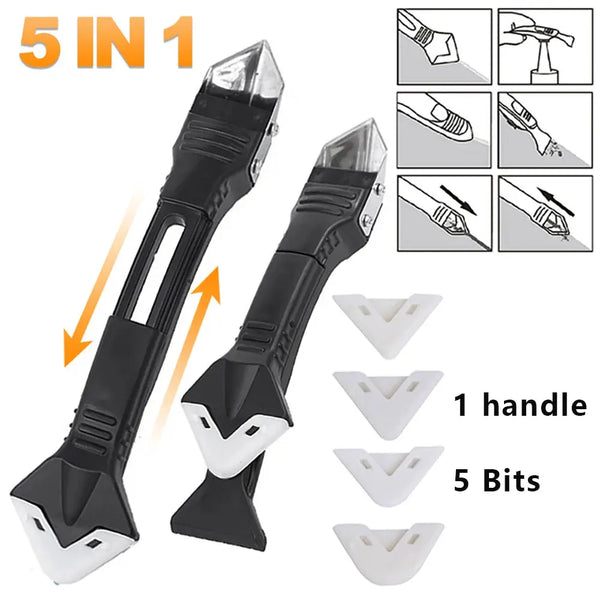 5 in 1 Metal Head Shovel Glue Tool Kit