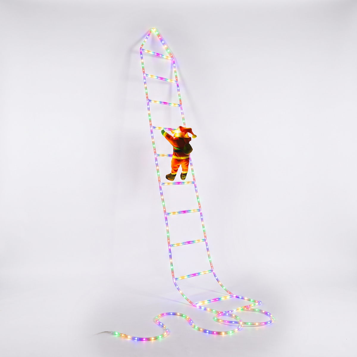 LED Christmas Climbing Santa Ladder Lights