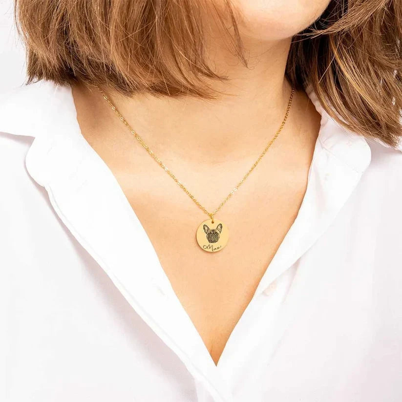 Custom Pet Photo Necklace