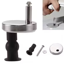 2pcs Toilet Lid Top Fixing Hinge Stainless Steel Universal Toilet Seat Hinge Soft Release Quick Release Replacement Parts