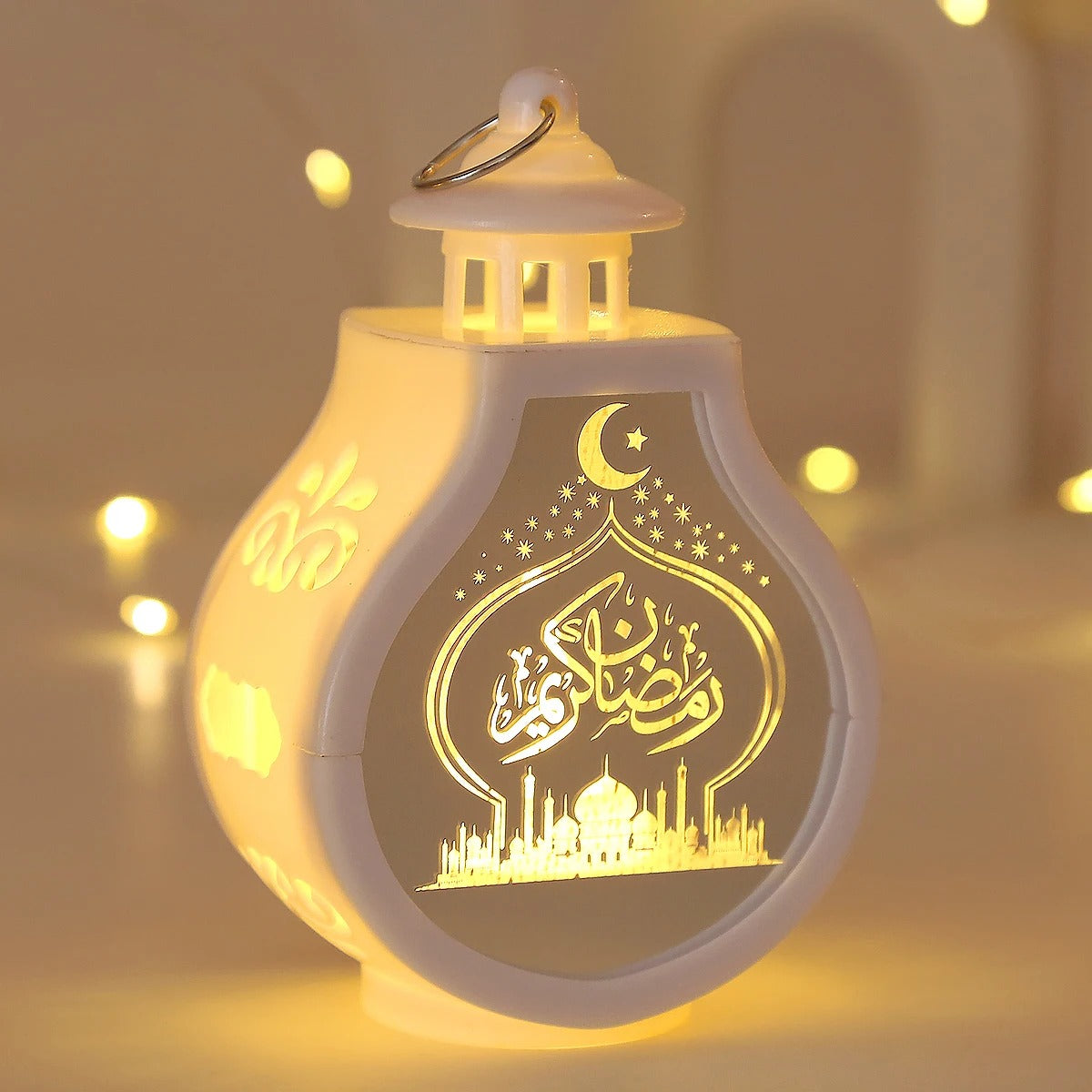 2026 Ramadan Decoration LED Lantern Light Eid Mubarak Star Moon Castle Lights Islamic Muslim Party Ornaments Eid Al-Fitr Gifts