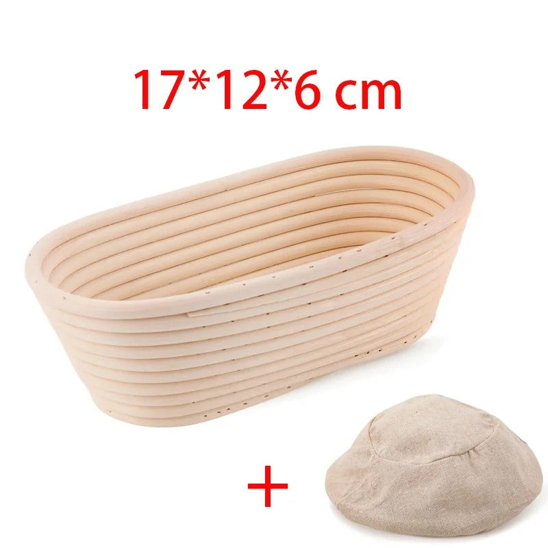 Rattan Bread Proofing Basket Bread Basket Oval Rattan Wicker Dough Fermentation Sourdough Banneton