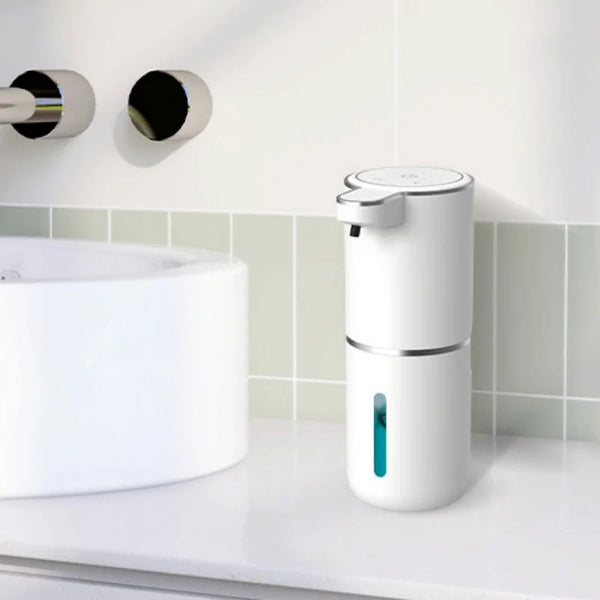 USB-C Charging Wall Mount Foam Soap Dispenser Infrared Sensing Contactless Auto Foamer Multi-functional Bathroom Kitchen Accesso
