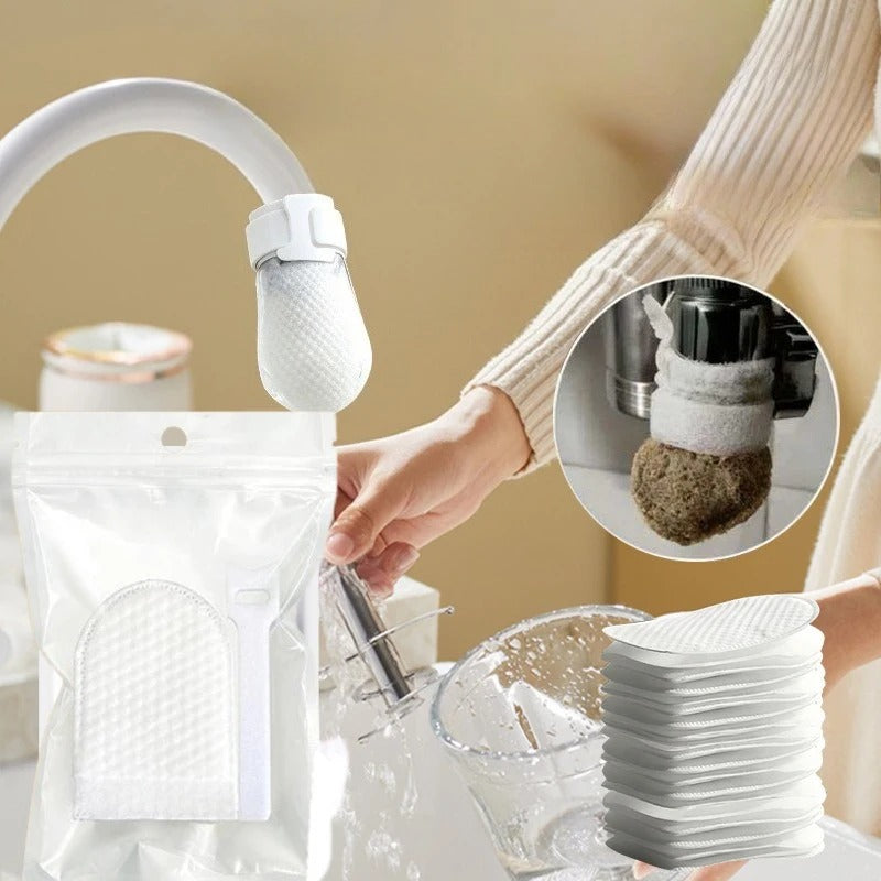 50-1000 PCs Faucet Filter Cotton,Anti-splash Removes Sand Filters With T-strap ,Water Purification Socks For Tap Water Rust Removal