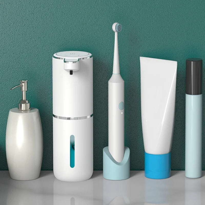USB-C Charging Wall Mount Foam Soap Dispenser Infrared Sensing Contactless Auto Foamer Multi-functional Bathroom Kitchen Accesso