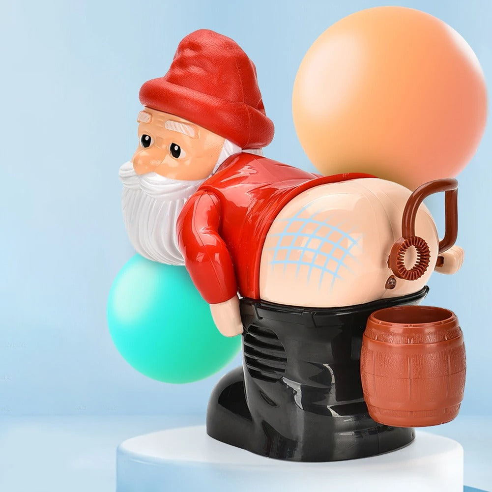 Christmas Funny Bubble Maker with Music & Light Colorful Bubbles Blower Novelty Xmas Gift for Boys Girls(No Bubble Solution)