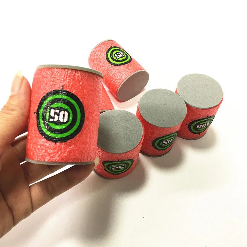 100/50pcs 7.2cm Refill Darts Bullets for Nerf N-Strike Elite Series Blasters Children Toy Gun Soft Bullet Foam Guns Accessories