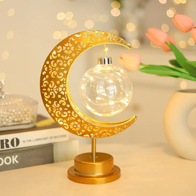 2026 Ramadan Decoration LED Star Moon Candle Lamp Eid Mubarak Night Light for Islamic Muslim Party Ornaments Eid Al-Fitr Gifts