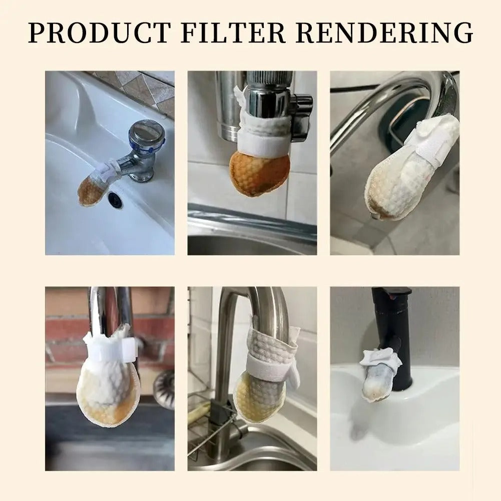 50-1000 PCs Faucet Filter Cotton,Anti-splash Removes Sand Filters With T-strap ,Water Purification Socks For Tap Water Rust Removal