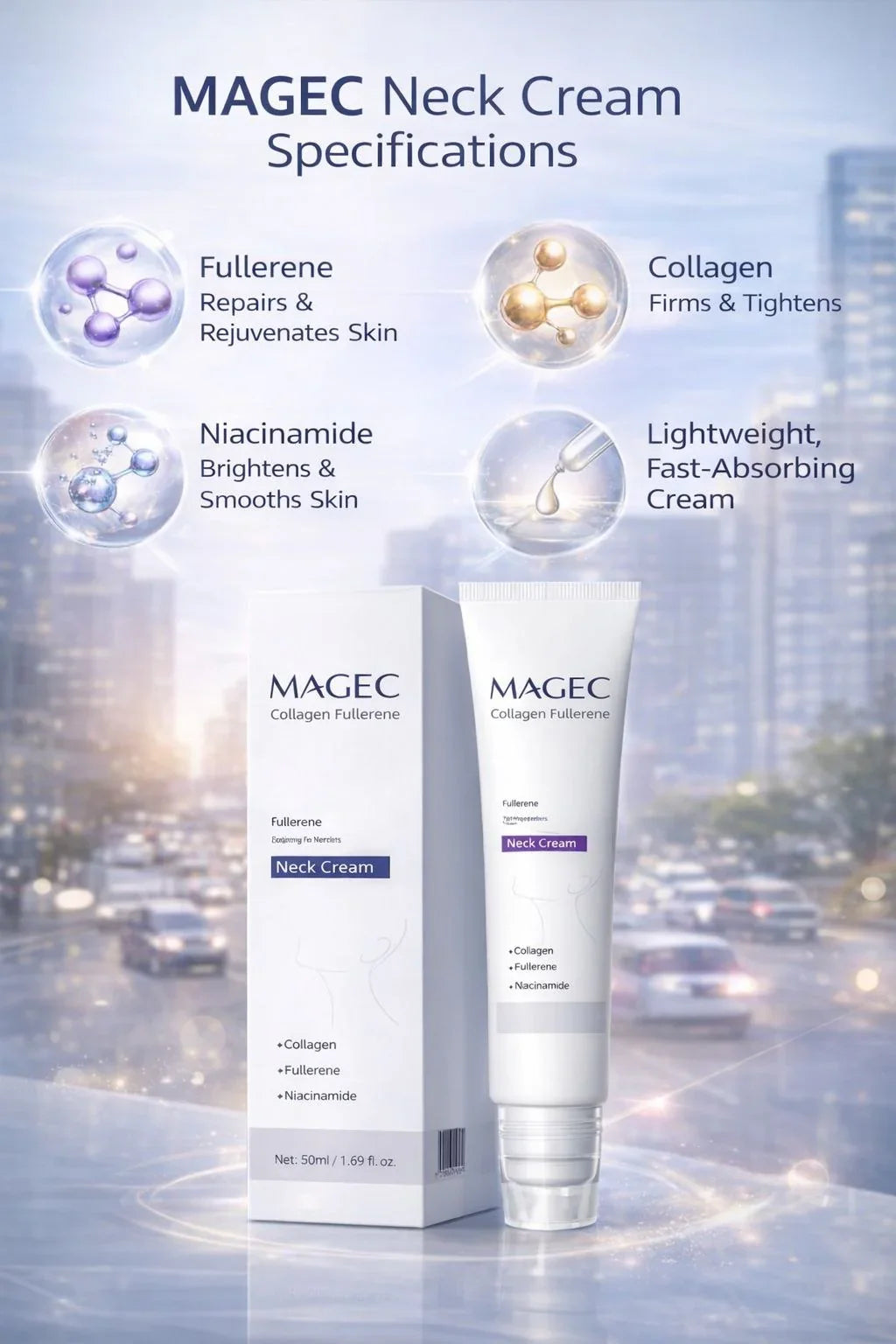 MAGEC Collagen Fullerene neck cream
